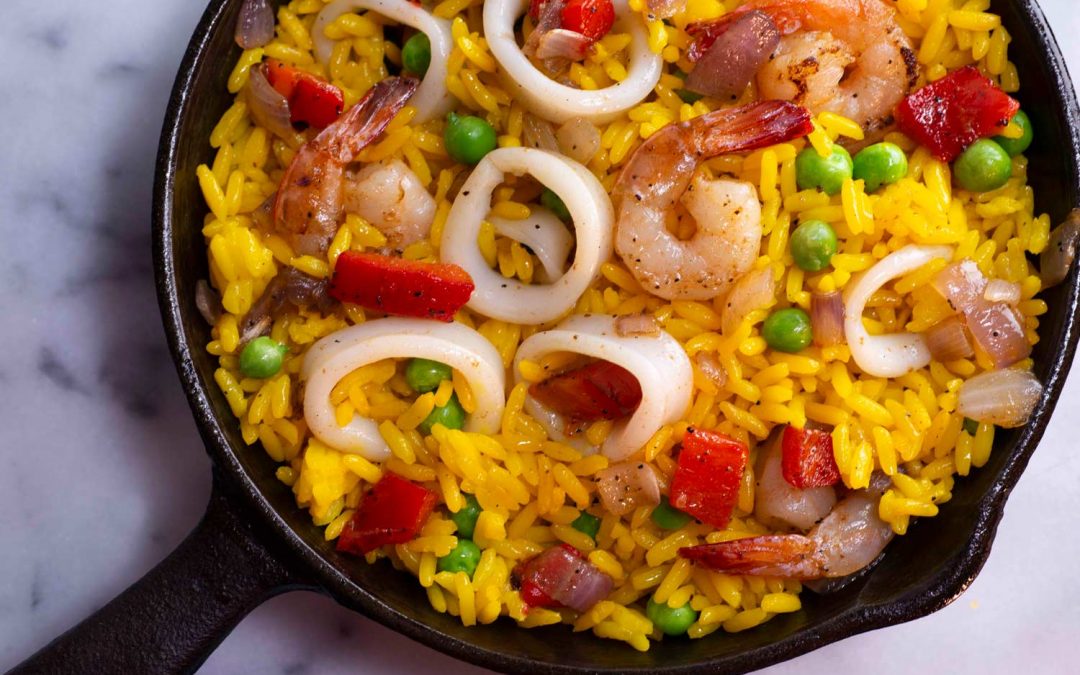 Squid & Shrimp Paella
